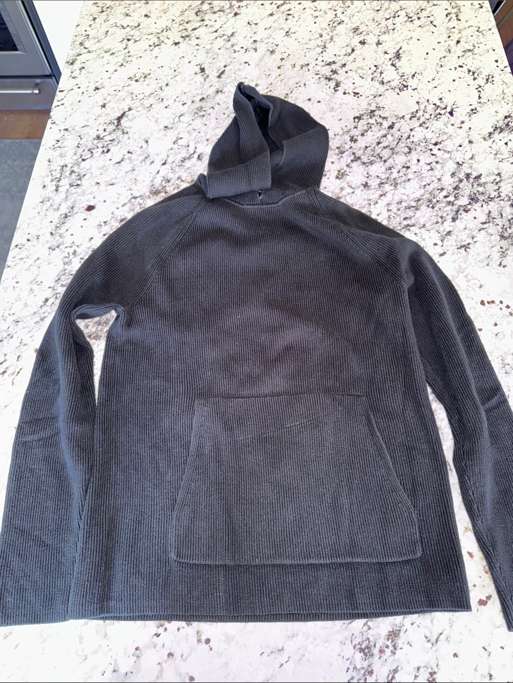 Banana Republic Supima Cotton Knit Hoodie with Front Pocket